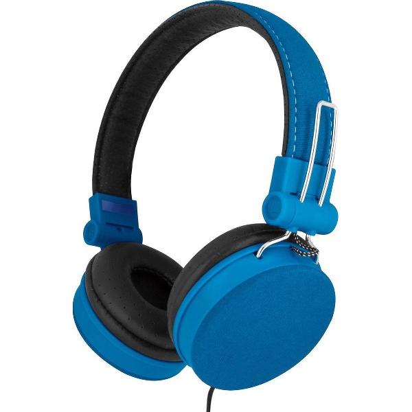 Saatchitech - Koptelefoon Met Microfoon - On-Ear - Blauw