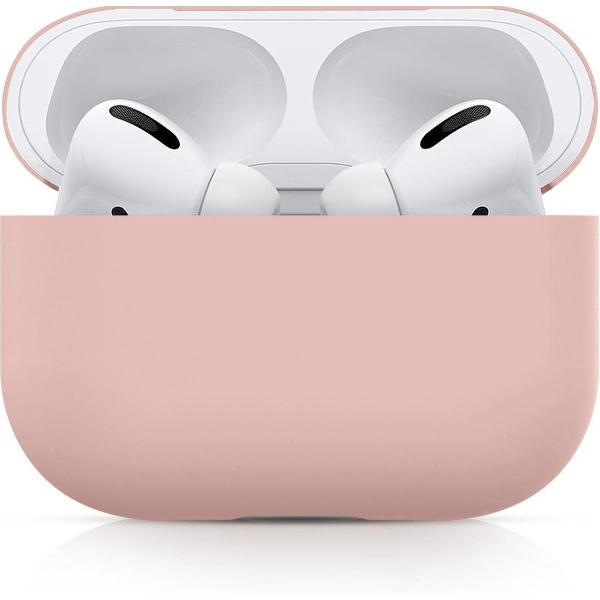Bee's - Airpods Pro Hoesje Siliconen Case - Roze - Soft Case - Airpods Pro Case - Airpods Pro