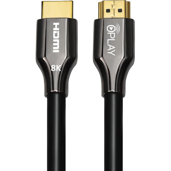 2.1 Ultra High Speed HDMI Kabel - Zwart - 3 Meter - 48GBPS - Gold Plated - HDMI naar HDMI
