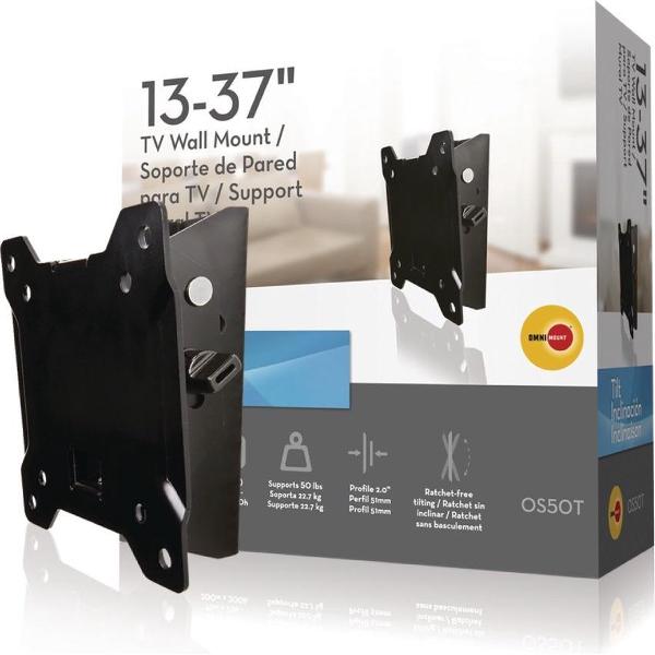 Omnimount OmniSelect muurbeugel voor schermen tot 37 inch / kantelbaar