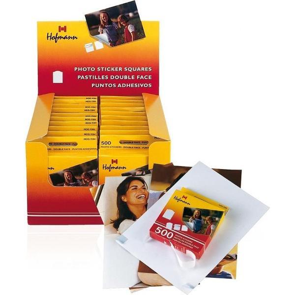 Fotoplakkers - Hofmann - Plakstrips - 500 stuks - Transparant - Mod. 9304
