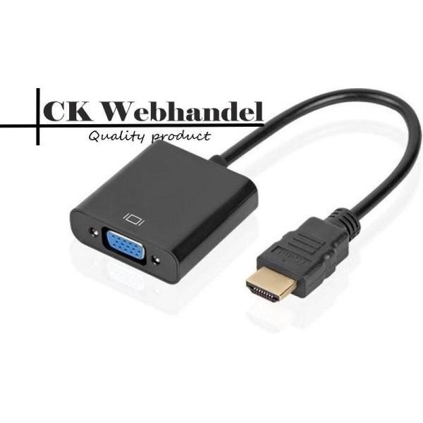 HDMI naar VGA Adapter | Male naar Female adapter | 1080P Full HD | CK Webhandel