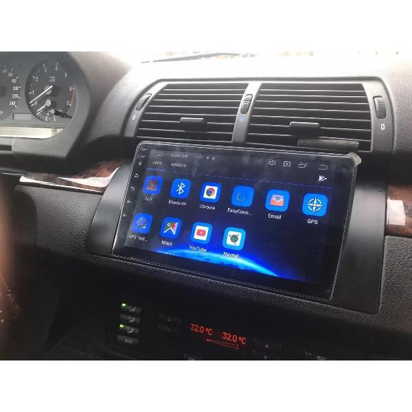 BMW E39 1996-2004 E53 2000-2007 Android navigatie en multimediasysteem bluetooth USB wifi 1GB + 16GB