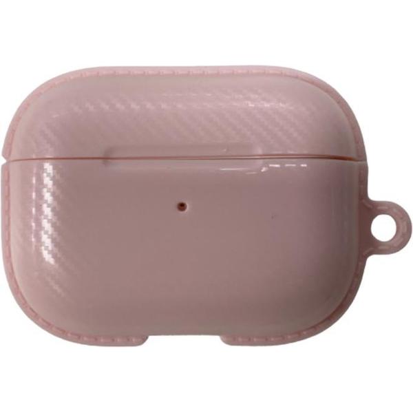 Airpods Pro Hoesje - Airpods Pro Cover - Airpods Pro Case - Airpods Pro Hardcase - Airpods Pro Bescherming - Airpods Case - Geschikt voor Airpods Pro - Roze