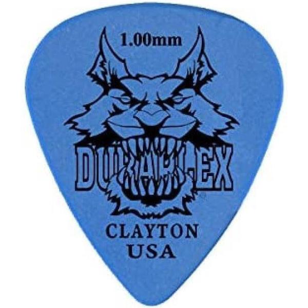 Clayton Duraplex standaard plectrums 1.00 mm 6-pack