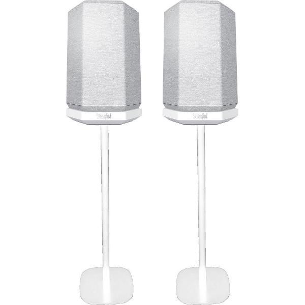 Vebos standaard Teufel Holist M wit set - Speaker Standaard Teufel - Vloerstandaard