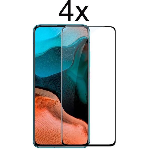 Xiaomi Pocophone F2 Pro Screenprotector - Beschermglas Xiaomi Pocophone F2 Pro Screen Protector Glas - Screenprotector xiaomi f2 pro - Full cover - 4 stuks