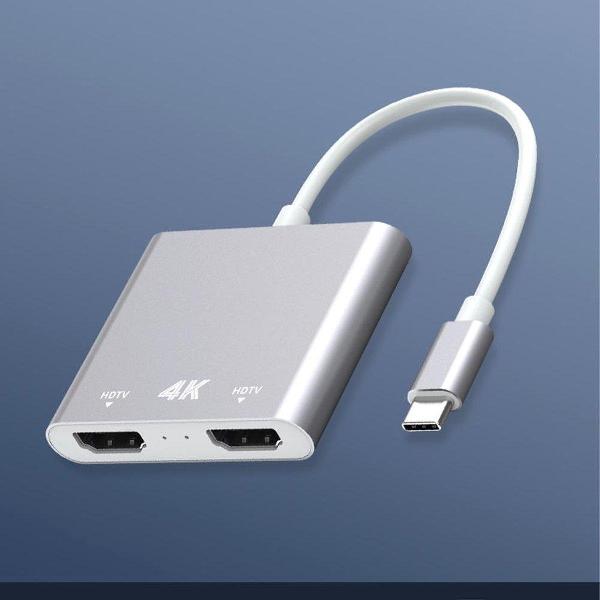 USB C naar Dual HDMI 4K@30