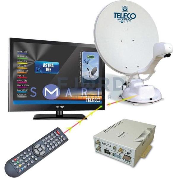 Teleco Flatsat Elegance Smart 85+22 Inch TV