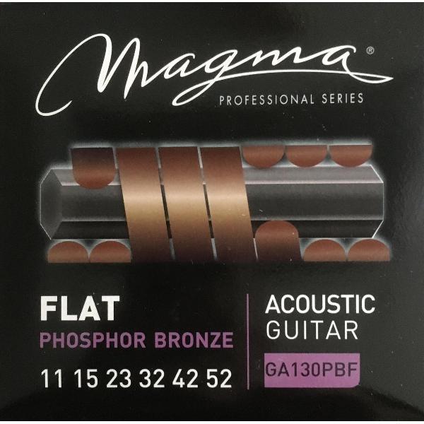 Magma GA130PBF prof. flat wound Phosphor Bronze snaren voor akoestische westerngitaar