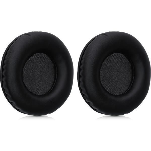 kwmobile 2x oorkussens voor Skullcandy Hesh 2.0 koptelefoons - imitatieleer - voor over-ear-koptelefoon - zwart