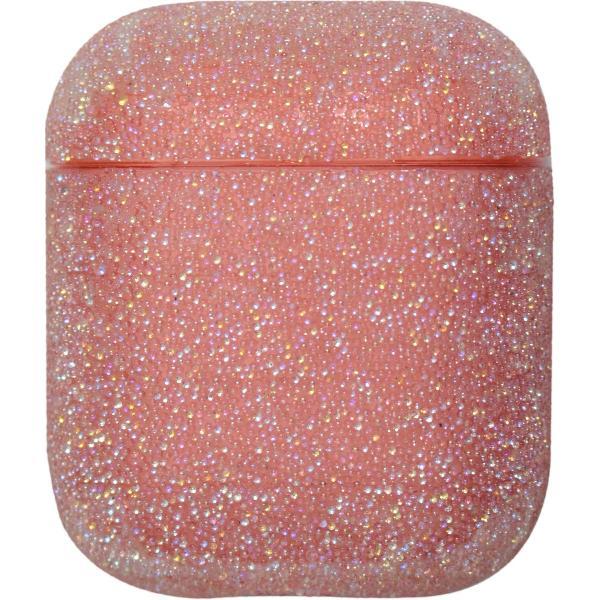 Airpods Hoesje – Glitter Hard Case – Roze