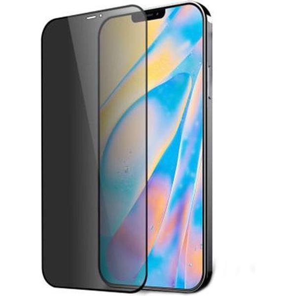 Privacy Screenprotector iPhone 12 Screenprotector - Beschermglas iPhone 12 screen protector glas - Anti Spy - 1 stuk
