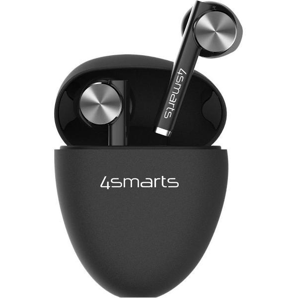 4smarts TWS Bluetooth In-Ear Draadloze Oordopjes Zwart