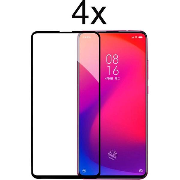 Oppo Reno Screenprotector - Beschermglas Oppo Reno Screen Protector Glas - Full cover - 4 stuks