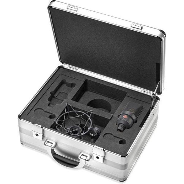 Neumann TLM 103 mt Mono Set - zwart - Studio microfoon, grootmembraam + EA-1 (mt) shockmount, in aluminium koffer, zwart