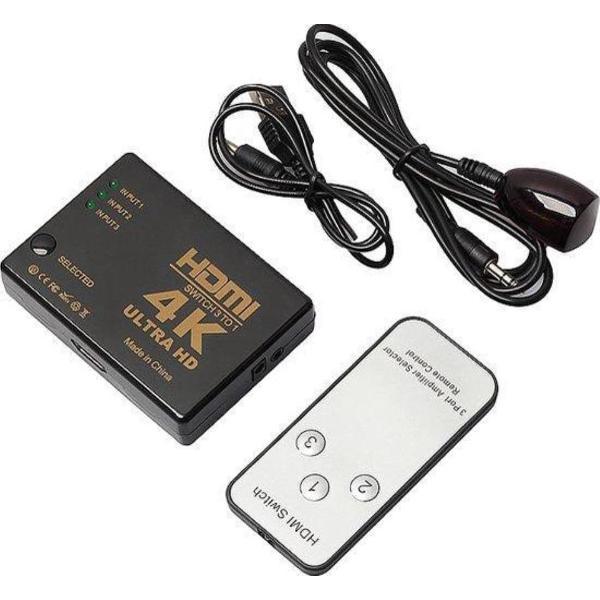 Astilla | 3 in 1 HDMI Switch Splitter | 4K & Full HD 3 poort met afstandsbediening