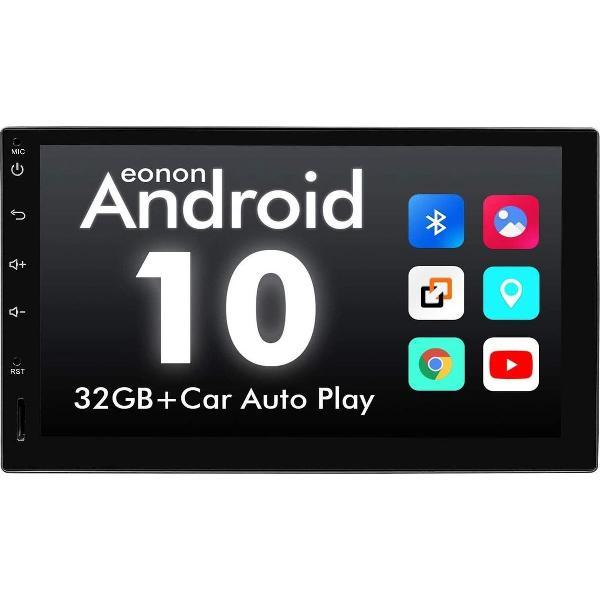 2 Din Android 10 2GB RAM 32GB ROM Quad-Core GPS FM RDS USB WiFi Bluetooth 5.0 4G