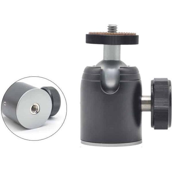 BH-900 Mini Desktop Aluminium Statief Mini Ball Head 360 Graden Pan 90 Graden Tilt Statief
