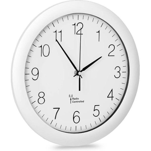 Uniprodo Wandklok - radio - Ø 30 cm