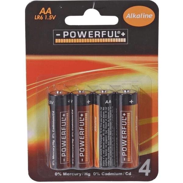 POWERFULL AA Alkaline batterij - 4 stuks