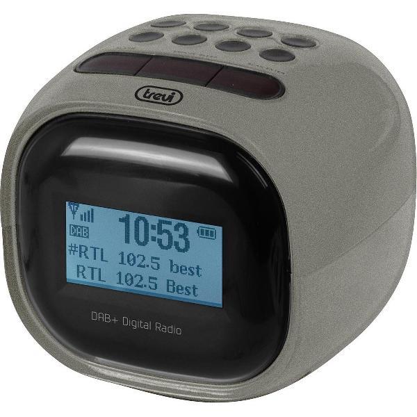 Trevi RC80D2 DAB - Klokradio met digitale ontvanger DAB / DAB+ / FM - metaal