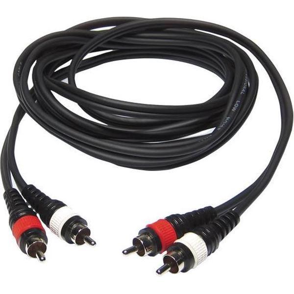 Hilec Audio Kabel met 2x Tulp 3m - RCA Kabel Tulp naar Tulp Kabel - 3m