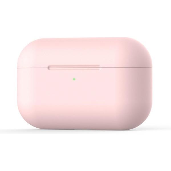 Kraul - Airpods Pro Case - Airpods Pro Hoesje - Airpods Pro Siliconen - Airpods Pro Bescherming - Airpods Case - Roze