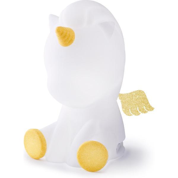 Bigben Lumin’us Eenhoorn Goud Bluetooth Speaker en Kinderlamp - LED-Verlichting