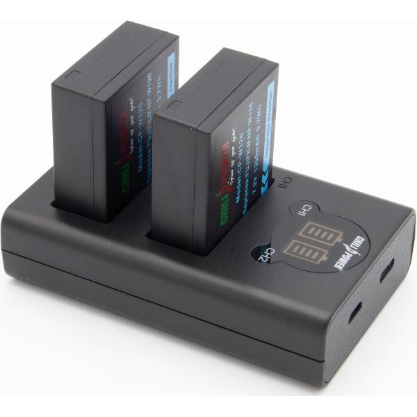 ChiliPower NP-W126 Fujifilm USB Duo Kit - Camera accu set