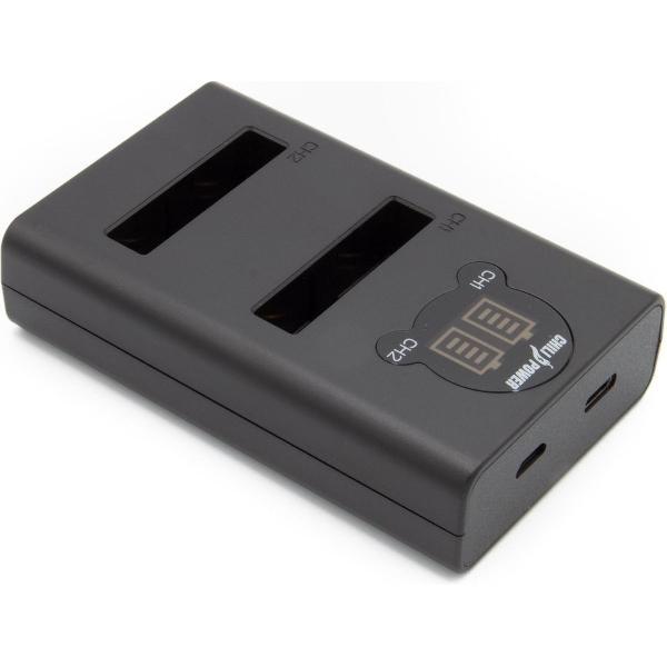 ChiliPower Nikon EN-EL5 dubbellader voor 2 camera accu's (tegelijk)