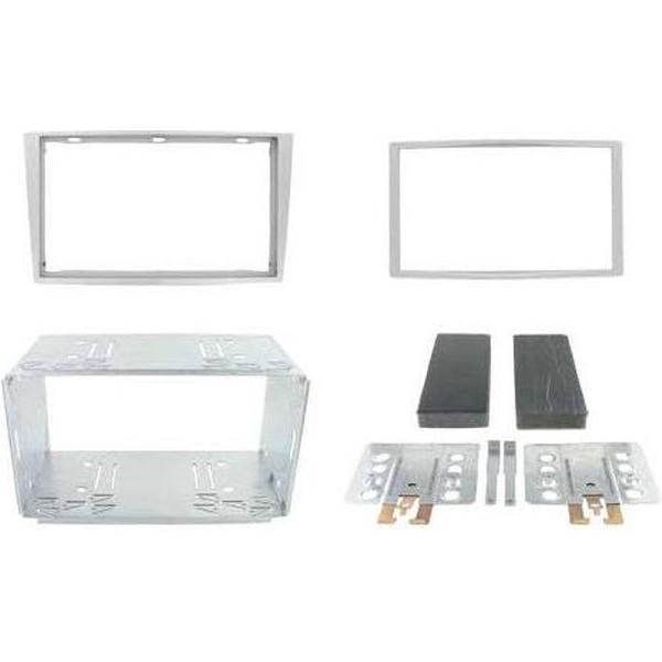 2-DIN frame Opel Corsa 06-09 Astra H 04-10 ZILVER