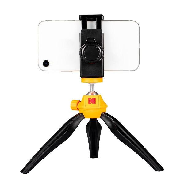KODAK Tripod voor Smartphone GoPro en SLR-camera met Bluetooth Afstandsbediening - Zwart