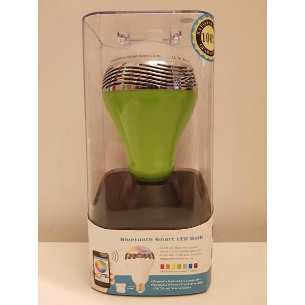 Bluetooth Smart Led E27 Bulb Speaker - groen