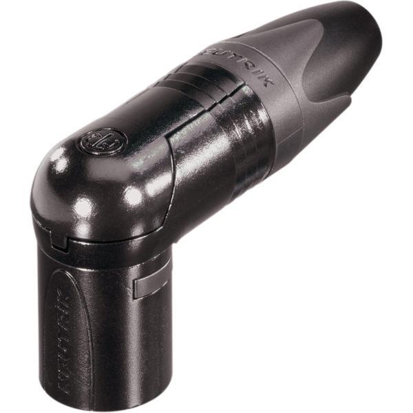 Neutrik NC4MRX-B XLR-connector Stekker, haaks Aantal polen: 4 Zwart 1 stuk(s)