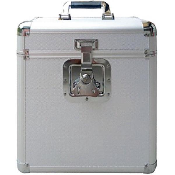 Platenkoffer Zilver (25 LP)