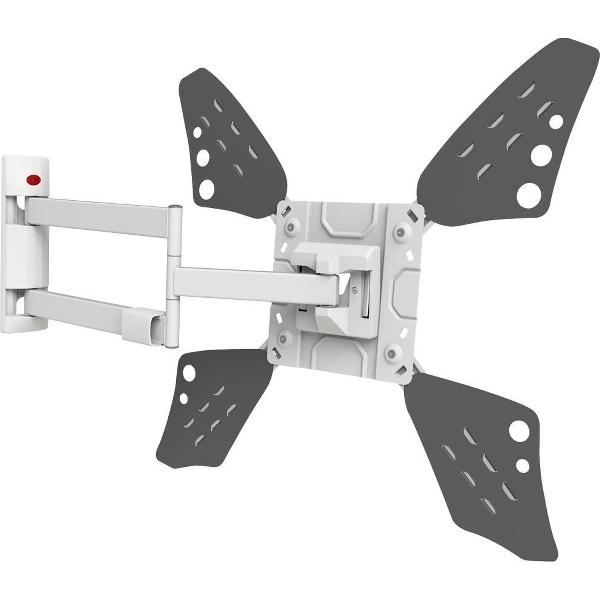 Barkan - Muurbeugel 40'' - 70'' / 101cm - 178cm Long - White