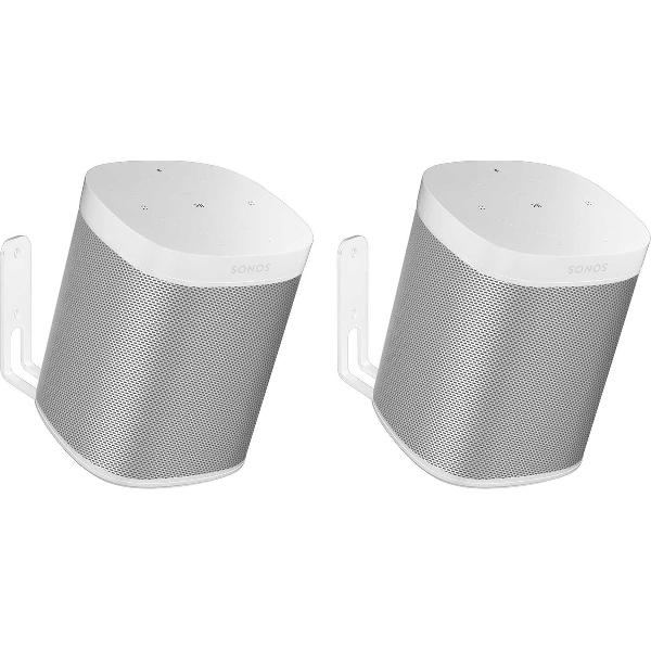 Vebos muurbeugel Sonos One wit 20 graden set