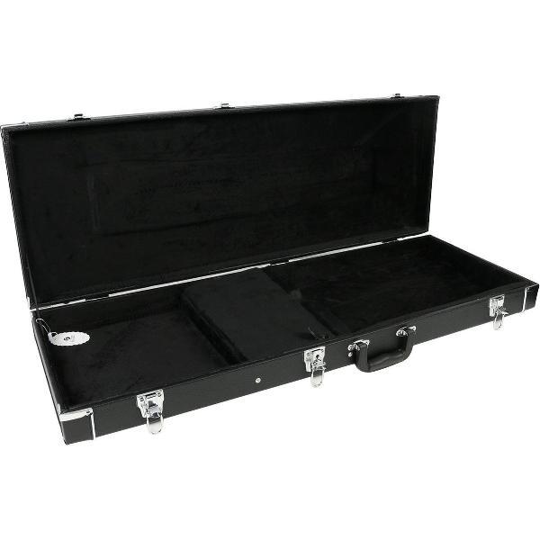 Bent u op zoek naar een zwarte, universele gitaarkoffer om eventueel meerdere elektrische gitaarmodellen in te kunnen vervoeren? Dan is de Fazley GC 500 een zeer betaalbaar optie om uw elektrische solidbody in te plaatsen.