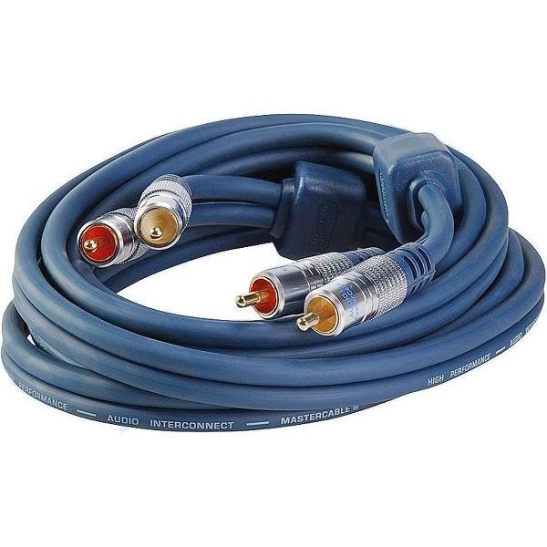 BMS MasterCable Tulp stereo audio kabel - 2,5 meter