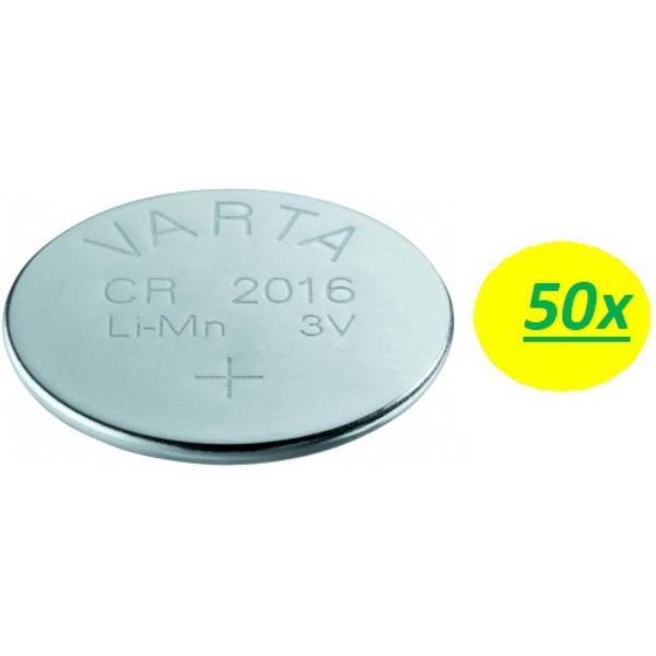 50x Varta Lithium CR2016