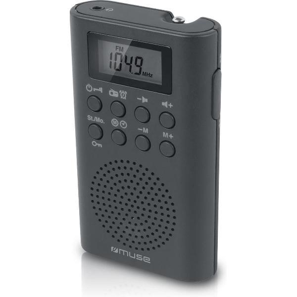 Muse M-02 R Persoonlijk Analog & digital Zwart, Grijs radio