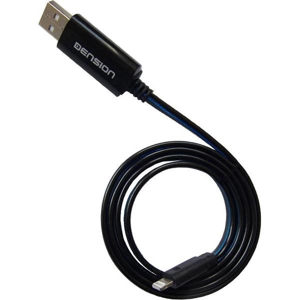 Dension - FLUC1LB - Flowing LED USB naar Lightning kabel voor Apple iPhone en iPad