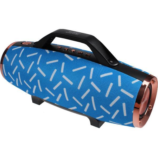 Wster Speaker 2x10w Bluetooth 34 Cm Polypropyleen Blauw