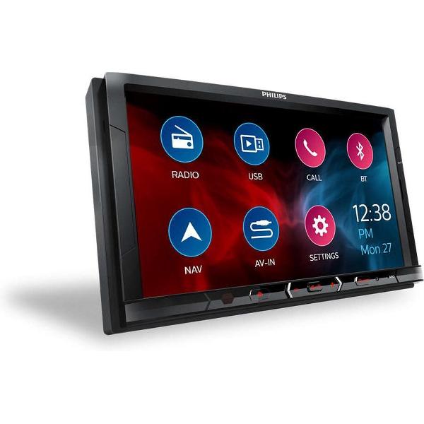 Philips CE600N - Autoradio dubbeldin - Bluetooth - USB - Media - GPS - Navigatie
