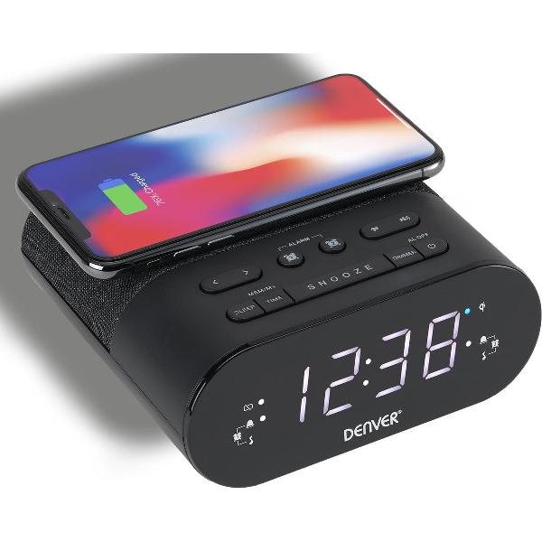 Denver CRQ-107, Wekkerradio met QI oplader
