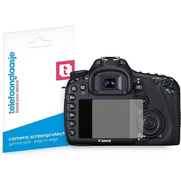 Canon EOS 7D screenprotector gehard glas
