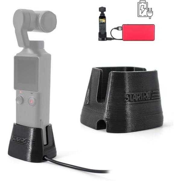 STARTRC USB-C / Type-C Dock Desktop Desktop Basisbeugel voor Xiaomi FIMI Palm 4K Gimbal Camera(Zwart)