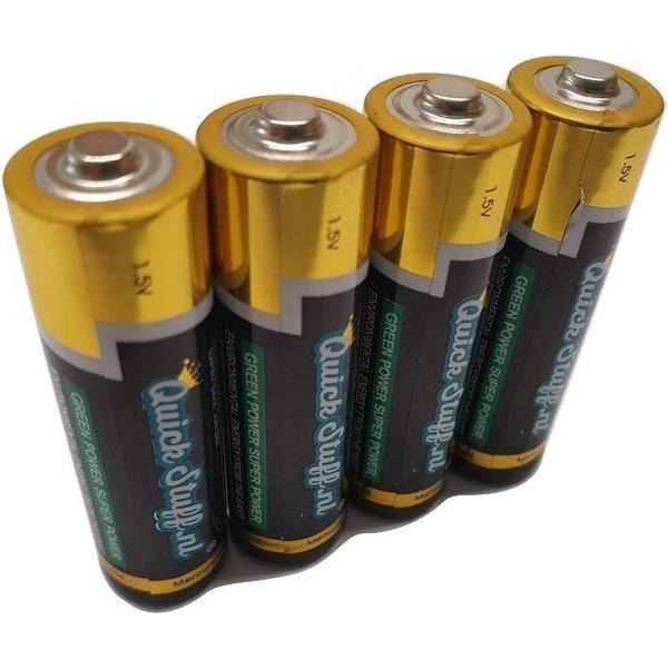 Quickstuff Green Power Super Power AA batterijen (4 stuks)
