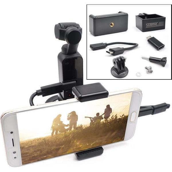 STARTRC ABS Handheld Mobiele telefoon Cliphouder Uitbreidingsaccessoires met Android USB-datakabel voor DJI OSMO Pocket